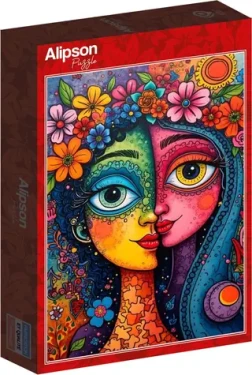 ALIPSON Puzzle Barevné duo