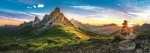 Trefl - Puzzle - Panoramatické puzzle Passo di Glau, Dolomity
