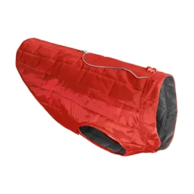 Kurgo Loft Nepromokavá bunda pro psy Chili Red/Charcoal velikost - S (BG-K01857)