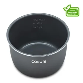 Cosori CMC vnitřní nádoba keramická / Nádoba do multifunkčního hrnce / 5,7 l / Mytí v myčce (CRP-CO601IP-SUS)