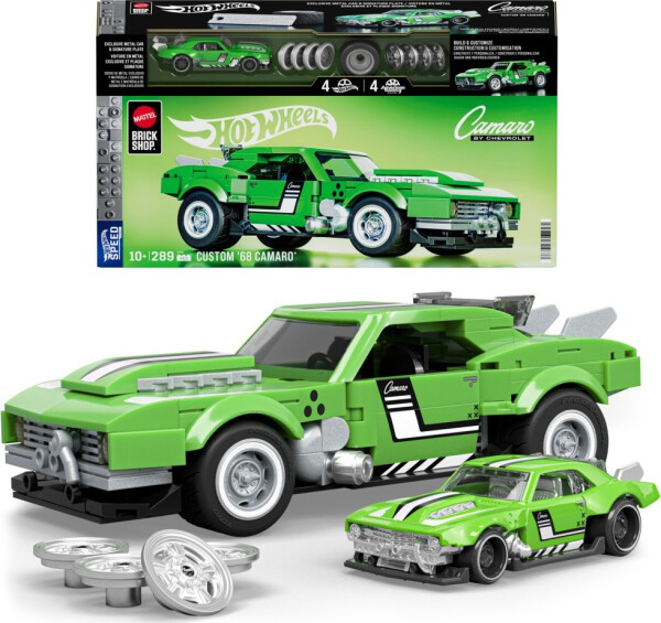 Mattel Brick Shop sestavitelný model Hot Wheels - Camaro - Mattel Hot Wheels