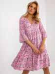 Dámské šaty D73771M30214G růžové - FPrice S