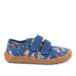 Chlapecké plátěné barefoot tenisky CANVAS BLUE ELECTRIC Froddo G1700440-5 - 29