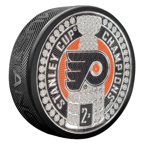 Mustang Puk Philadelphia Flyers NHL Stanley Cup Dynasty Puck Design Trimflexx