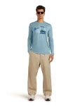 ICEBREAKER Mens Mer 150 Tech Lite LS Tee Peak Bal, Flint Blue velikost: L