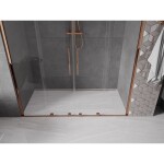 MEXEN/S - Velar Duo posuvné sprchové dveře 180, transparent, růžové zlato 871-180-000-02-60
