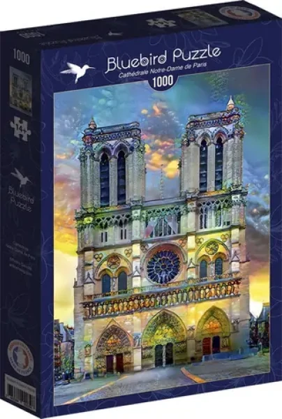 BLUEBIRD Puzzle Katedrála Notre-Dame, Paříž