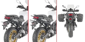 Tr2159 trubkový rychlosundávací držák brašen pro Yamaha Tracer 9 (21-24), systém Remove-X