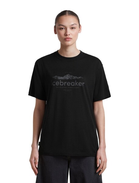 Dámské merino triko krátký rukáv ICEBREAKER Wmns Merino 150 Tech Lite SS Relaxed Tee iceHer, Black velikost: M