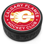 Mustang Puk Calgary Flames NHL Stripe Design