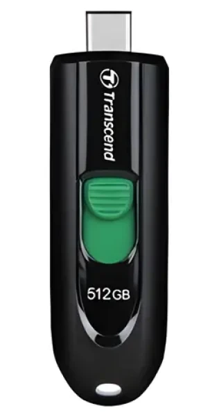 Transcend JetFlash 790C 512GB černá / Flash disk / USB-C 3.2 Gen 1 (TS512GJF790C)