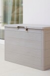 TOOMAX WOODYS zahradní plastový úložný box 160 L - světle šedá