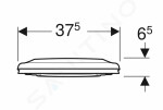 GEBERIT - Selnova Dětské WC sedátko, duroplast, Softclose, bílá 500.339.01.1