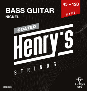 Henry`s HEBC45128 Coated Bass Nickel - 045“ - 128”
