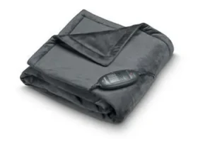 Beurer HD 74 Cosy Limited Edition černá / Vyhřívací deka / 100W / 6 teplot / 150 x 130 cm (40010)