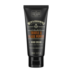 SCOTTISH FINE SOAPS Pánský krém na ruce Thistle & Black Pepper 100 ml, černá barva, plast