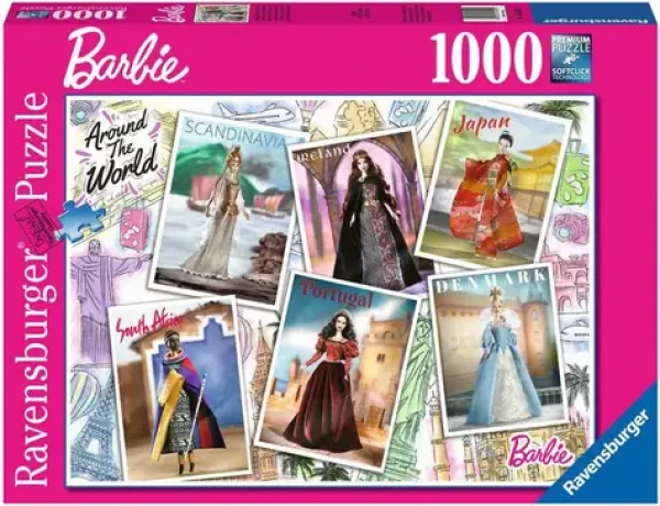 Ravensburger Puzzle Barbie: Kolem světa