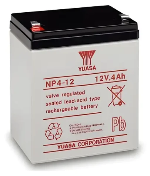 Yuasa NP 4-12 / Akumulátor VRLA / 12V / 4Ah / bezúdržbový (700-02-109)