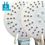 Mereo Mada vanová baterie s talířovou kulatou sprchou, bílá CBE60101SHM