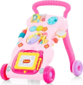CHIPOLINO Chodítko interaktivní Funny Pink / od 6 měsíců (148106)