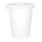Denox INDUSTRIAL bílá / Nádoba na odpad s víkem / 100 l / HDPE plast / Gastro