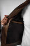 Pánská Kožená Bunda Allesio Aged Brown Brixton Hnědá Velikost: 6XL