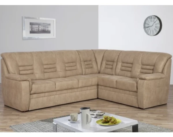 Rohová sedací souprava Merlin, béžová látka