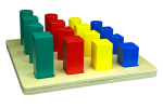 Moyo Montessori Moyo Montessori Žebřík - geometrická tělesa