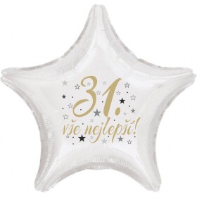 31. narozeniny balónek hvězda Balonky.cz 31. narozeniny balónek hvězda Balonky.cz