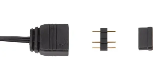 SilverStone ARGB rozbočovací kabel 4x 30 cm / Rozbočovací kabel / 4 kanály (SST-CPL03)