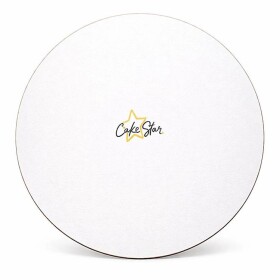 Podložka pod dort pevná Cake Star dřevovláknitá bílá kruh 35 cm (1 ks)