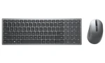 DELL KM7120W HU šedá / Set bezdrátové klávesnice a myši / HU / 2.4GHz / Bluetooth / USB (580-AIWH)