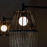 AXOR - LampShower Horní sprcha 1jet se sprchovým ramenem a designem Nendo, chrom 26031000