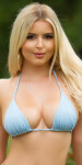 Sexy horní díl Koucla Basic Triangel Bikini Top černá L
