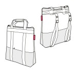 Batoh a taška Reisenthel Daypack Twist silver
