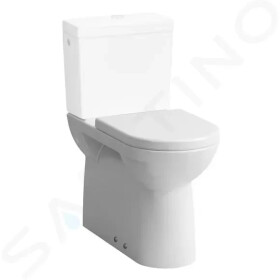 Laufen - Pro WC kombi mísa, zadní/spodní odpad, boční přívod vody, s LCC, bílá H8249554002311