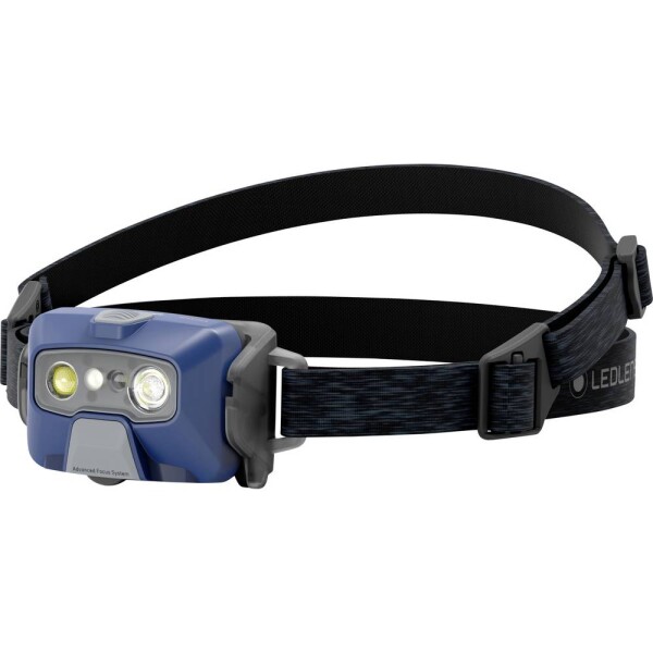 Ledlenser HF6R Core blue LED čelovka, napájeno akumulátorem, 800 lm, 60 h, 502966