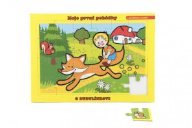 Puzzle deskové Budulínkovi 24 dílků