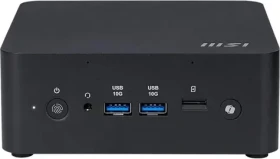 MSI Cubi NUC AI+ 2MG-037AT černá / Mini PC / Intel Core Ultra 9 288V / 32GB / 1TB SSD / 2x 2,5G LAN / Wi-Fi 6E / W11P (00B20611-037)