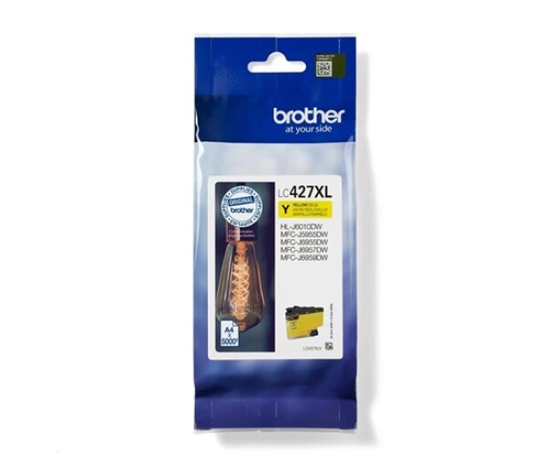 BROTHER INK LC-427XLY - cca 5000 stran, pro MFC-5955 6955 6957 6959 J6010 EDF_3860625