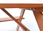 ROJA PIKNIK zahradní set dřevěný - 200 cm - lakovaný