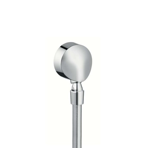 HANSGROHE - Kolínka Připojení hadice Fixfit E se zpětným ventilem a kulovým kloubem, chrom 27505000