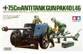 Tamiya 35047 German 75mm Anti tank Gun Pak 40/L46 1:35