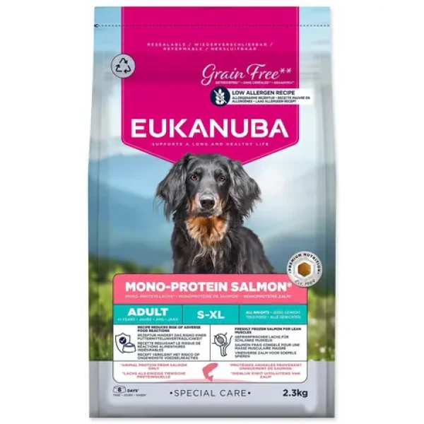 Eukanuba Special Care Mono-Protein Adult losos / Granule pro psy / bez obilovin / 2,3 kg (174-196534)