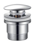 Bruckner - Umyvadlová výpust 6/4“, click-clack, velká zátka, 10-60, chrom 151.317.1