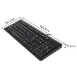 A4tech KR-92, klávesnice, CZ/US, USB, Černá