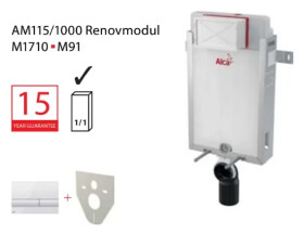 Alcadrain 1 - Set modul 3v1 Alcadrain AM115/1000 tlačítko bílé M370 Renovmodul AM115/1000-3:1 AM115-3:1