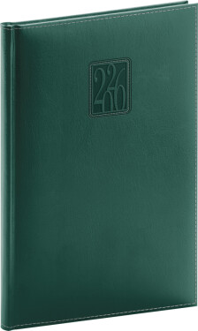 Týdenní diář 2026 NOTIQUE A5 - Panama zelený, 15 x 21 cm