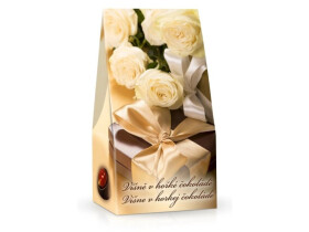 Bílé růže višně v čoko 84g