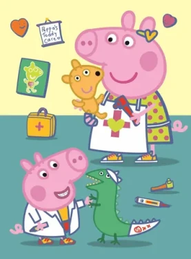 Trefl - Puzzle - Prasátko Peppa: Zdravotní prohlídka